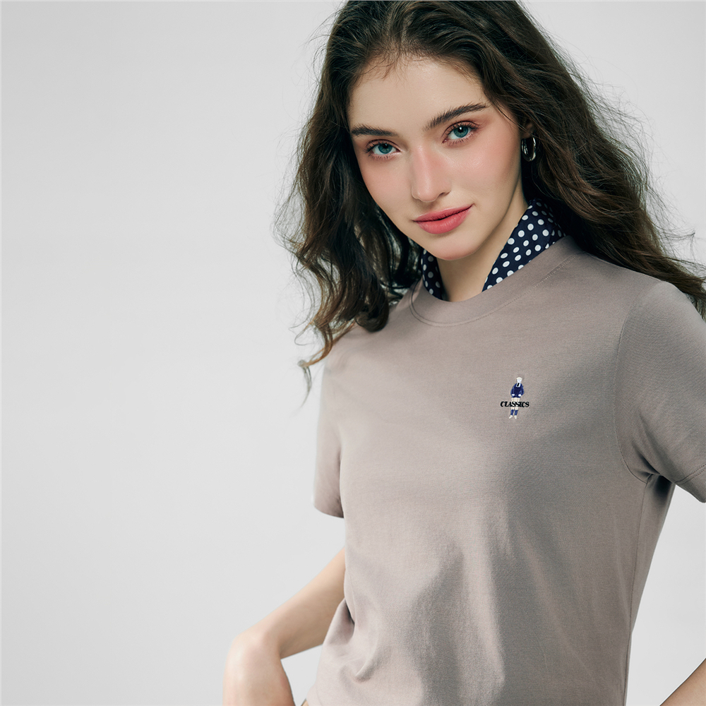 GIORDANO تيشيرت نسائي Comfort Classic — صورة 3
