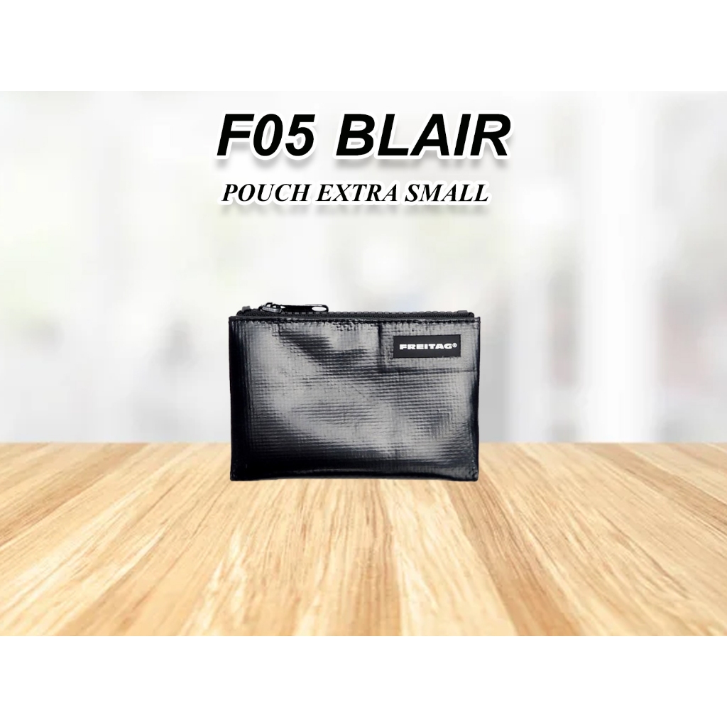 กระเป๋า FREITAG รุ่น F05 BLAIR (ผ้าดำล้วน-ซิบดำ) มือ1 การ์ดครบ