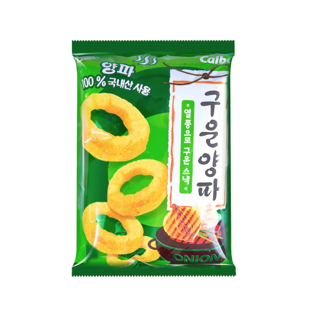 해태 구운양파 Haitai Onion Ring 60g ไฮไท ออนเนียนริง ขนมรสหัวหอม ขนมเกาหลี