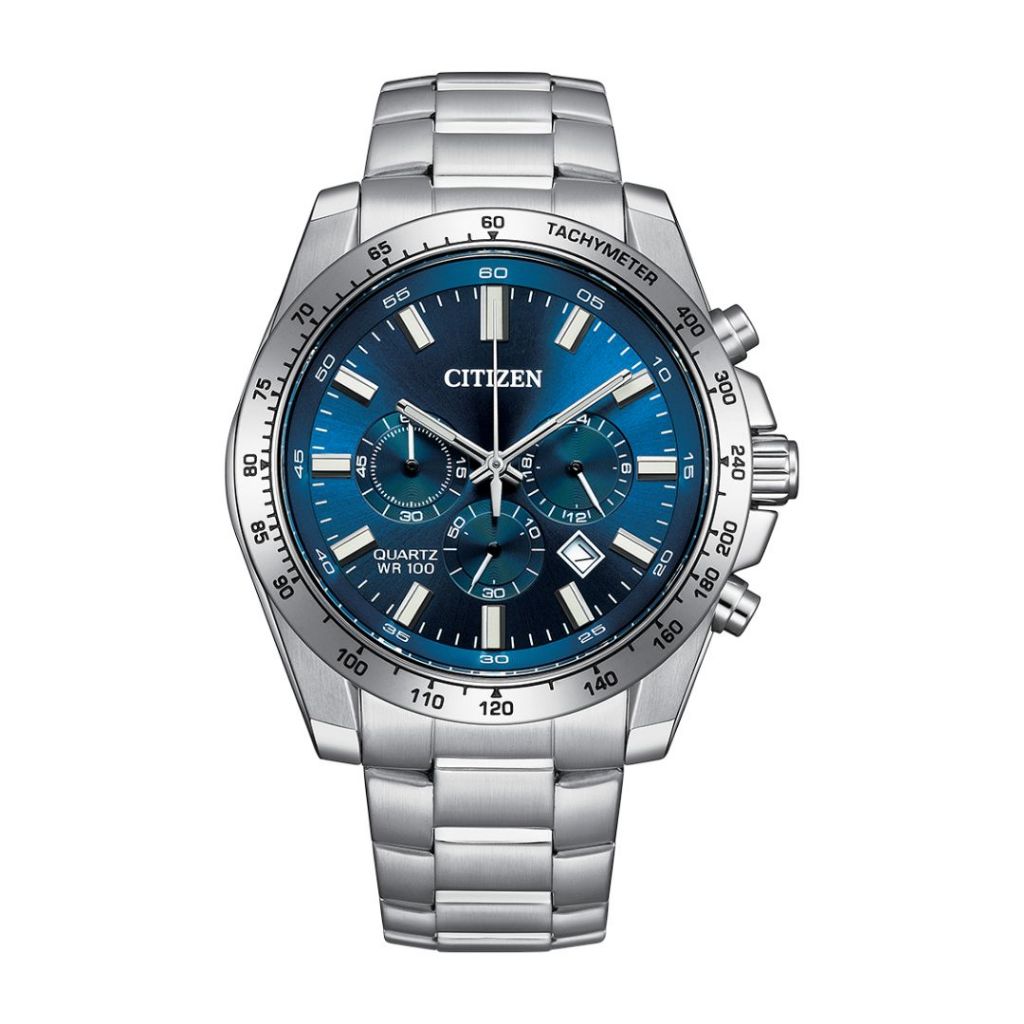CITIZEN Quartz AN8230-59M Stainless Steel Men's Watch ( นาฬิกาผู้ชายระบบถ่าน )