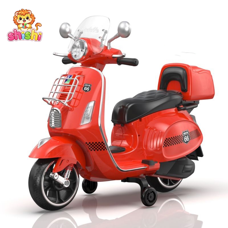 shishi toys shop *** รถแบตเตอรี่เด็ก รถไฟฟ้าเด็ก ทรงรถเวสป้าา รุ่น MN-1050//25910//122//1095//121