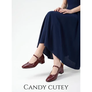 Candy Cutey รองเท้าหนังทรงแหลม ดีไซน์คลาสสิก เรียบร้อยแต่มีเสน่ห์ เหมาะทั้งวันทำงานและวันพิเศษ