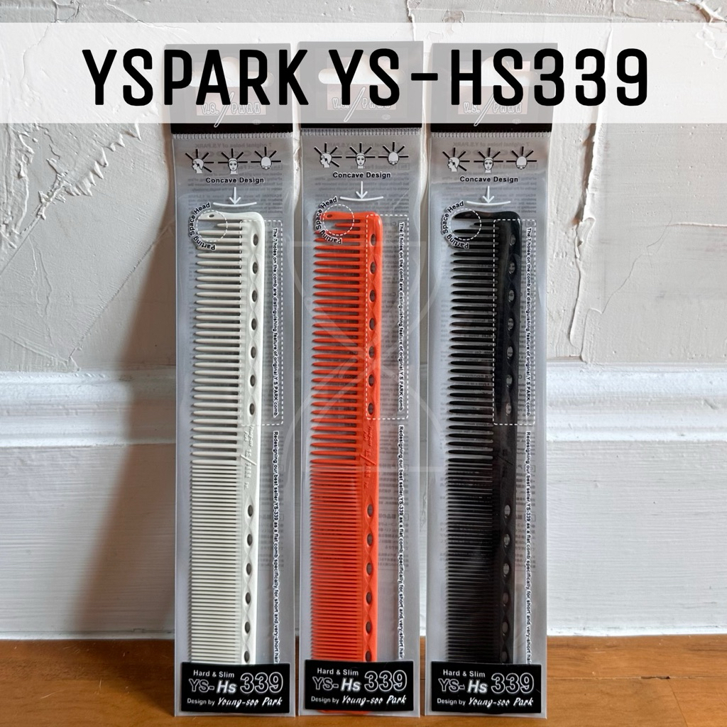 (พร้อมส่ง/ของญี่ปุ่นแท้ราคาถูกที่สุด)  YS Park YS-Hs339 Cutting Comb (175 mm) หวีตัดผม หวีซอยผม แบบบ