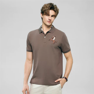 GIORDANO เสื้อโปโลผู้ชาย Men's Slim Napoleon Polo 01016210