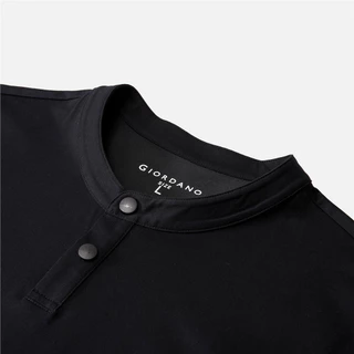 GIORDANO (Online Exclusive) เสื้อยืดผู้ชาย Men's Regular Cool Henley Neck Tee 13026202