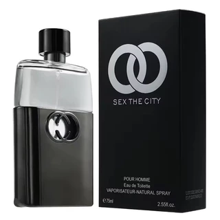 น้ำหอมผ้ชาย SEX THE CITY 75 ML กลินหอมลุคเท่ๆสดชื่น เรียบง่าย สดใส มีเสน่ห์ Perfume