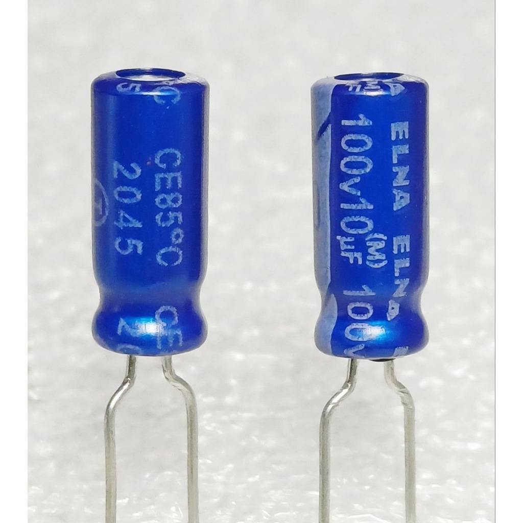 Elna 10uf 100v capacitor ตัวเก็บประจุ คาปาซิเตอร์