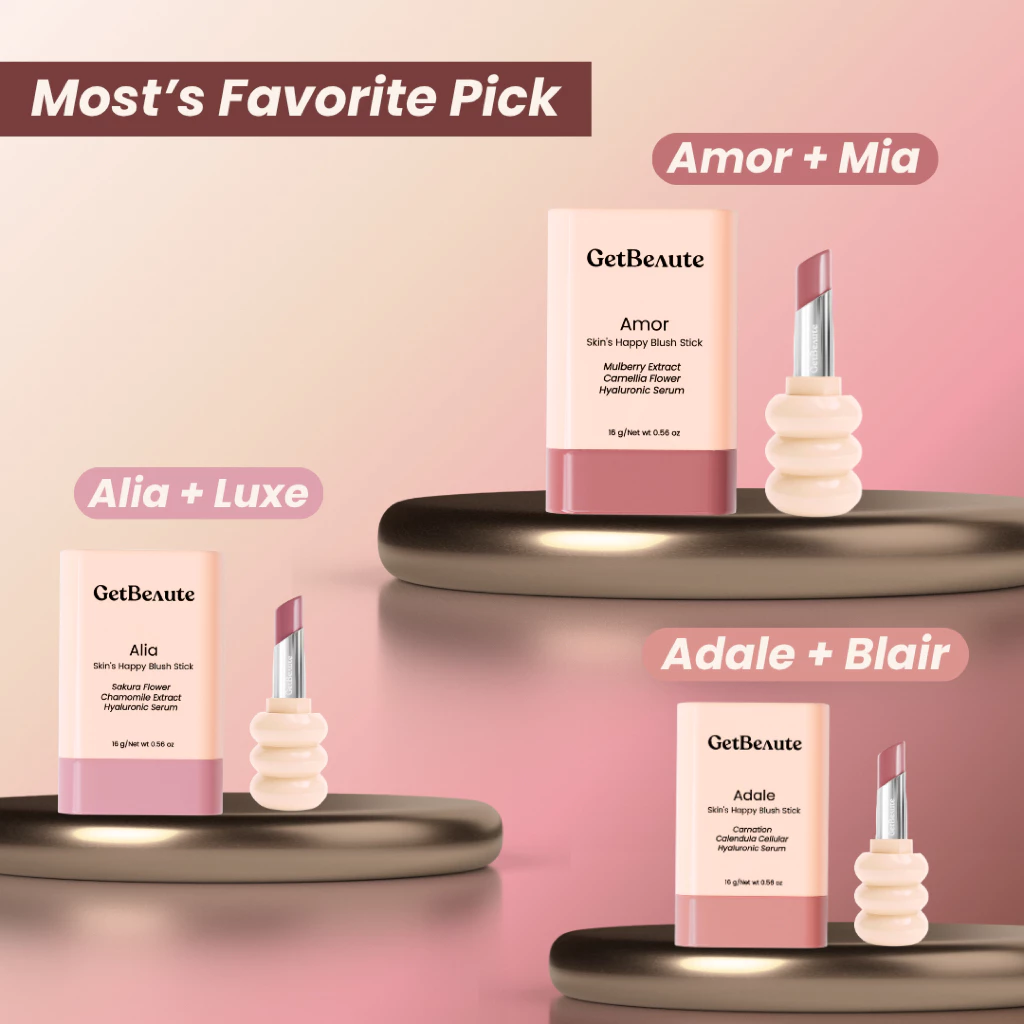 โปรเซ็ตคู่ GetBeaute บลัชสติ๊ก + ลิปโกลว์กลบสีปาก thumbnail 3