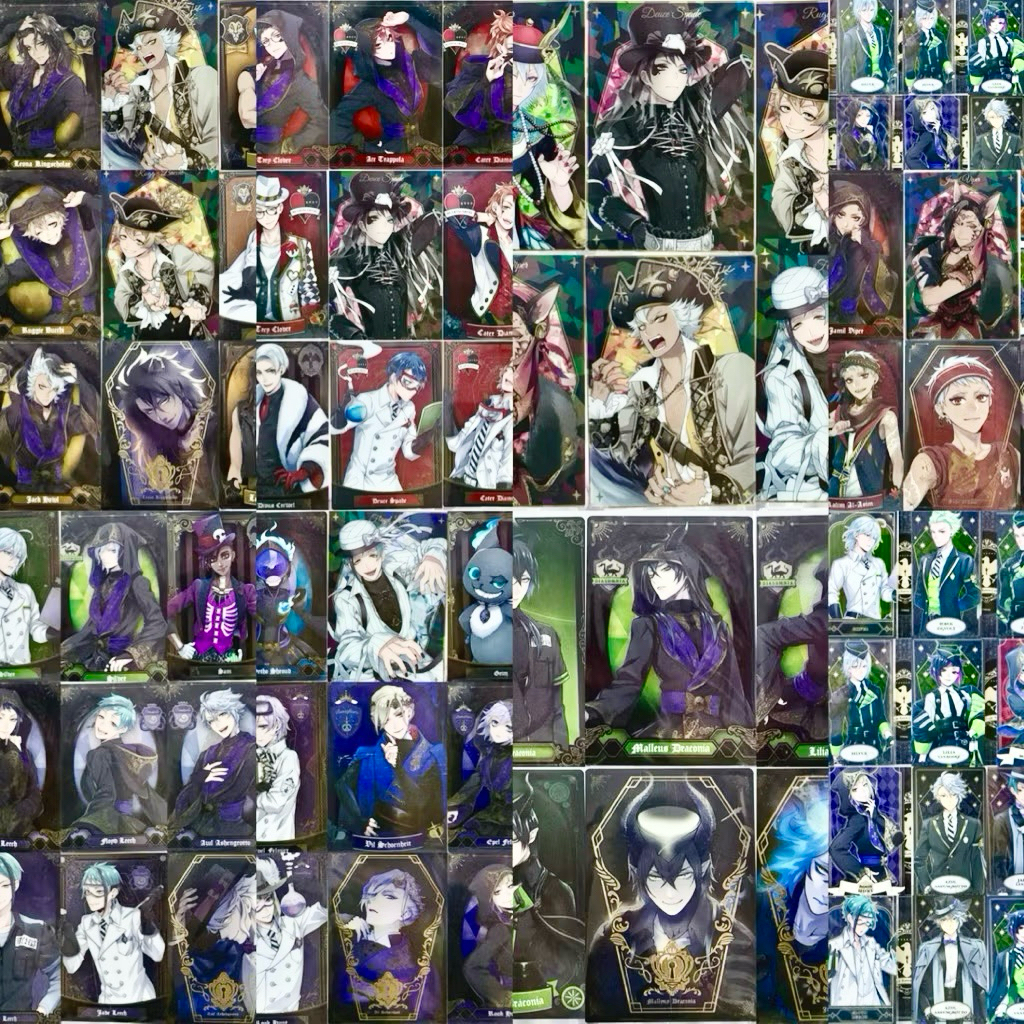 มีมากกว่าในภาพ✅ [set4] การ์ด Twisted Wonderland Metal card collection Idia Malleus Lilia Riddle อิเดีย มัลเลอุส