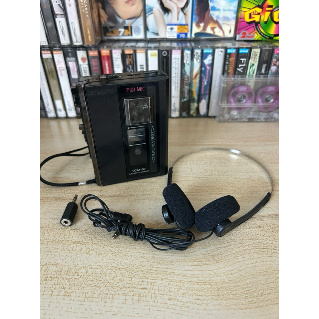 จัดSetเครื่องเล่นเทป Sony Tcm-57 ระบบ Mono.