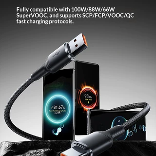 สายชาร์จโทรศัพท์มือถือ 100w สายชาร์จเร็ว fast Charger 100w USB to Type-C / ยาว 1เมตร/ 1.5เมตร/ 2เมตร