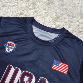 เสื้อยืด เสื้อแขนสั้น Shooting Shirts USA NAVY | USA WHITE [ มีไซส์ใหญ่ ]