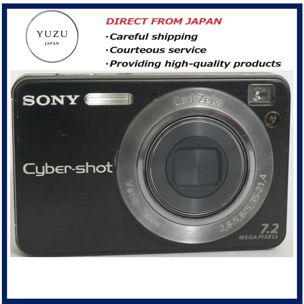 Pre-owned Product Sony Cyber-shot DSC-W120 7.2MP Digital Camera Black Y2K Retro CCD Sensor Vario-Tes