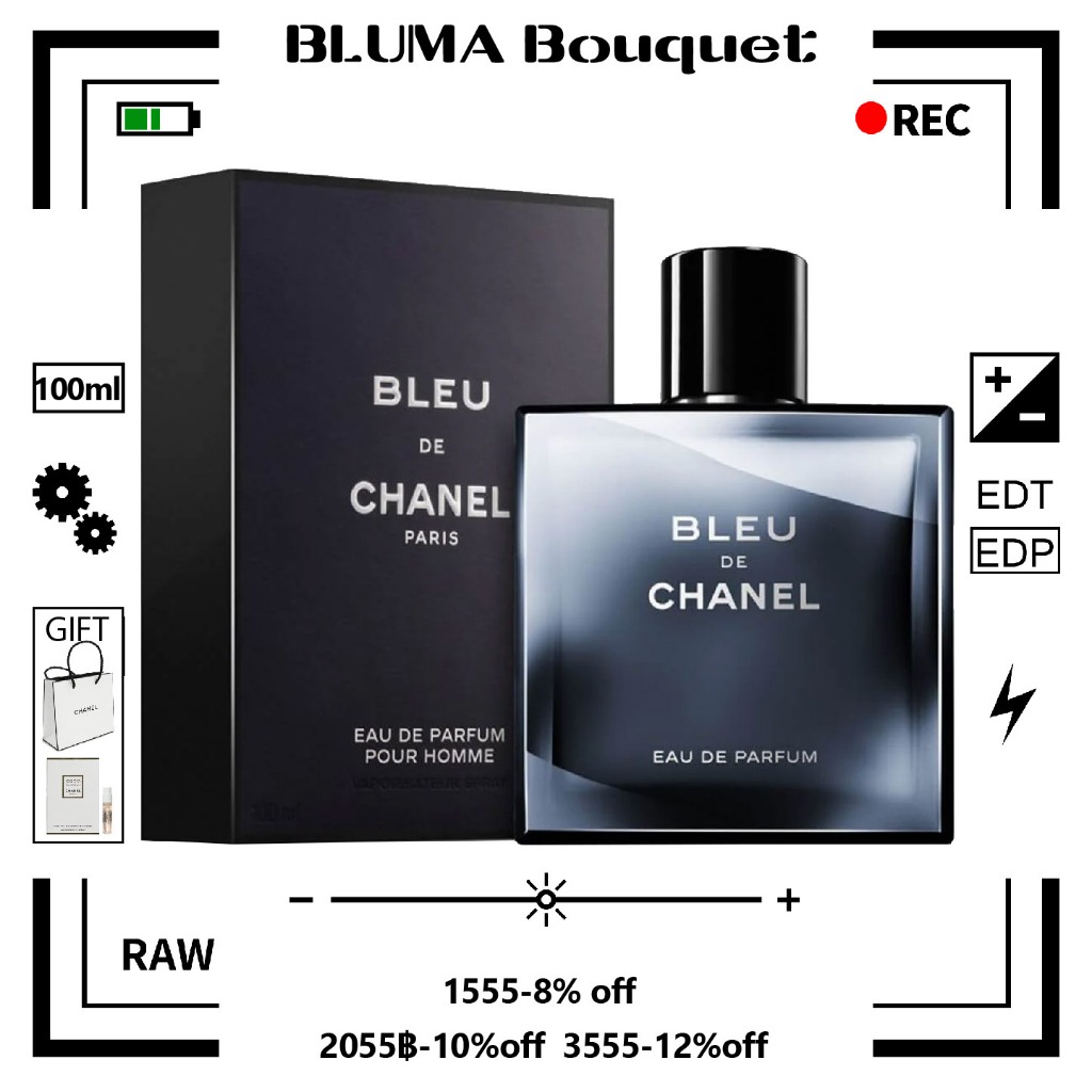 100ml- Chanel Bleu de Chanel Eau de Parfum Parfum Eau de Toilette EDP EDT