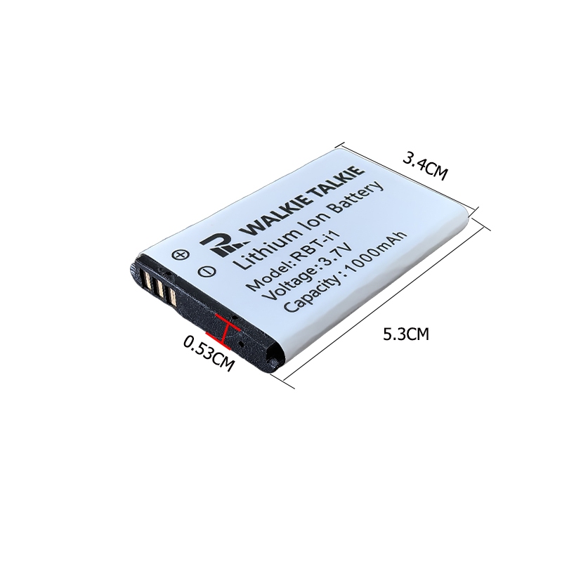 ต่ำสุด79บาท/ชิ้น Walkie Talkie Battery แบตเตอรี่วิทยุสื่อสาร 3.7V 1000mAh สำหรับ RT22SRT15RT19 WLN K