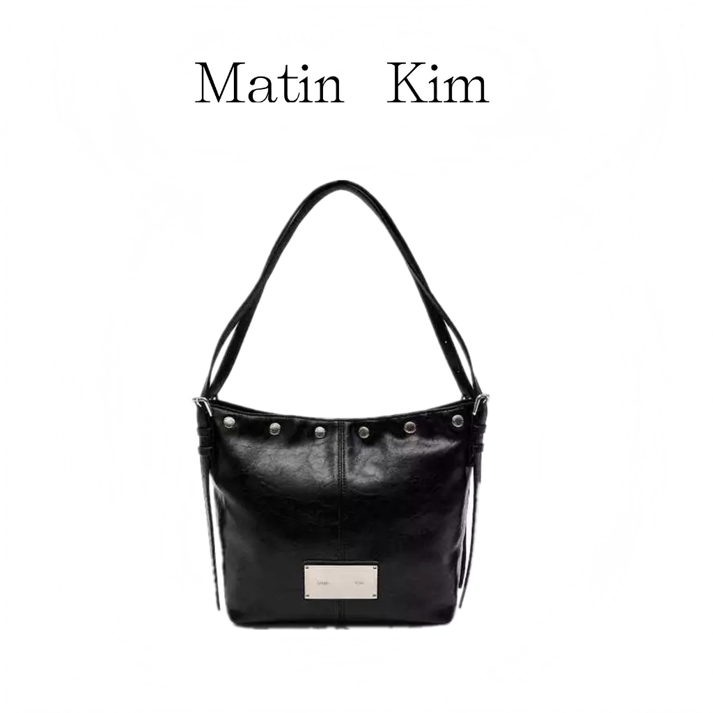 【Matin Kim】 MATIN STUD POINT SMALL SHOULDER BAG-BLACK/BEIGE/BROWN