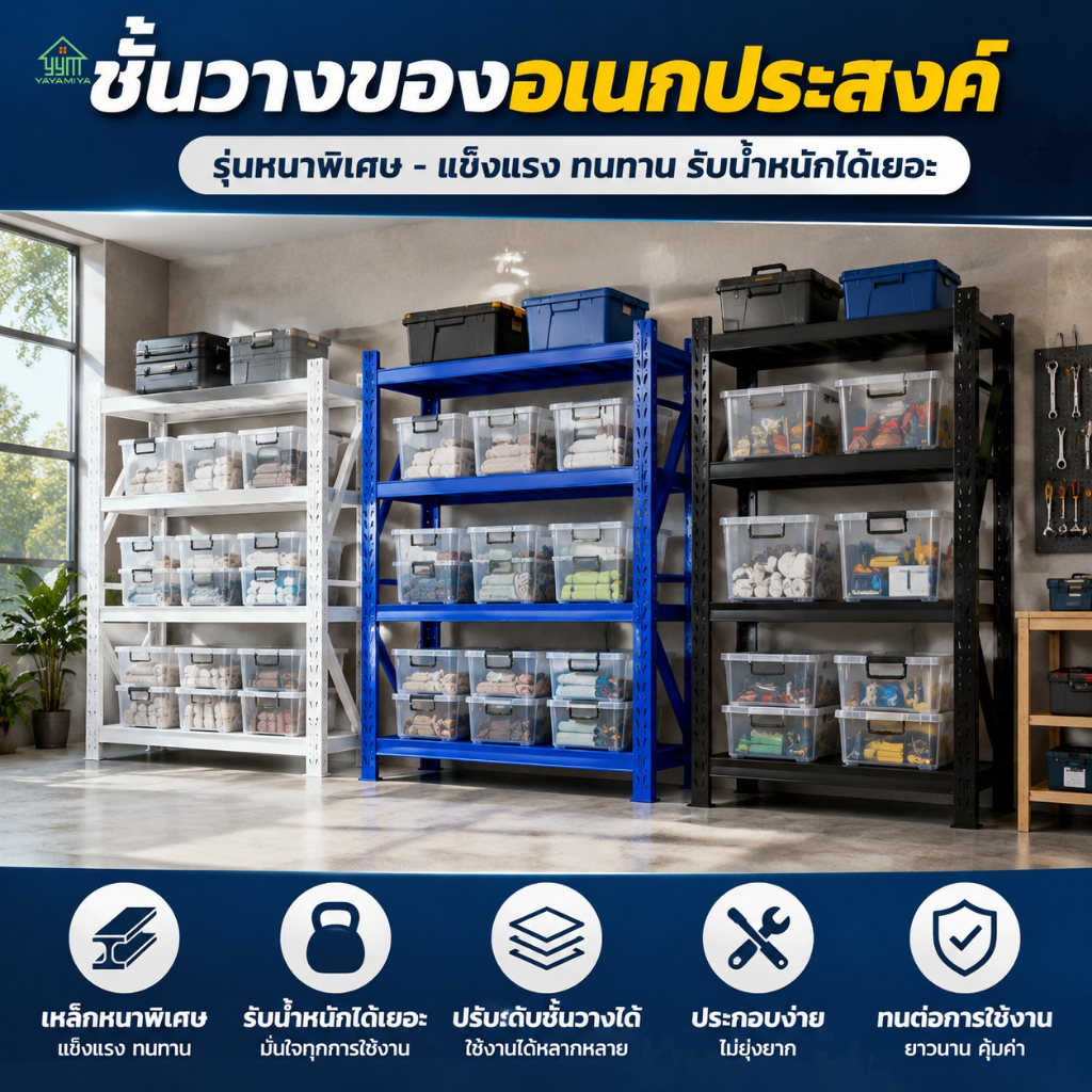 YYM ชั้นวางของอเนกประสงค์ 4 ชั้น ชั้นวางในห้องครัว ประหยัดพื้นที่ จัดระเบียบห้องให้ดูคลีน สไตล์มินิม