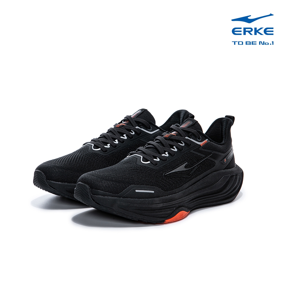 ERKE Men's Running Shoes , Black ,11125303046-012