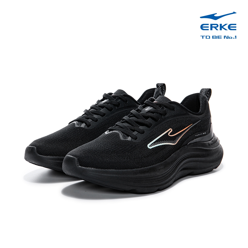 ERKE Men's Running Shoes ,Black ,11125303152-007