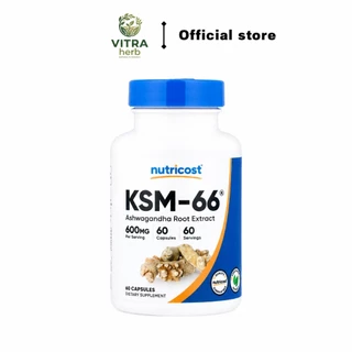 [ของแท้]KSM-66® Ashwagandha อัชวากานดาสกัดเข้มข้น ลดความเครียด หลับสบาย ฟื้นฟูร่างกายจากความล้า