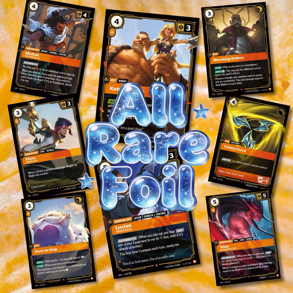 Riftbound Spiritforged Body ระดับ Rare ( All Foil )
