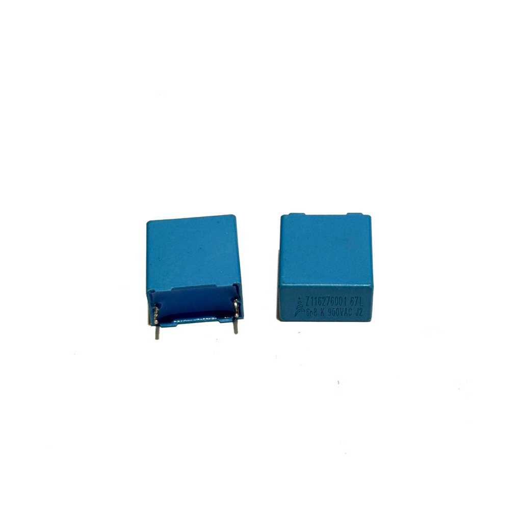 Capacitor film Z116276001 67L 6n8K 900V J2 15MM จำนวน1ชิ้น