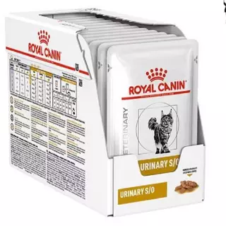Royal Canin Urinary S/O 85 g 12 ซอง อาหารเปียกแมวที่มีปัญหาทางเดินปัสสาวะ เช่น นิ่ว กระเพาะปัสสาวะอักเสบ