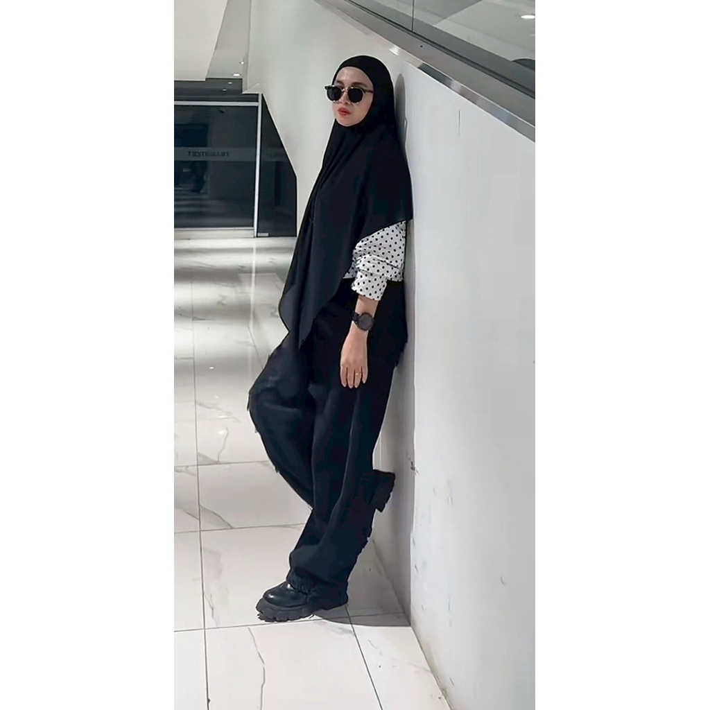 Hijabผ้าจีฟองสามเหลี่ยมหน้าตุรกี