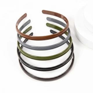 ที่คาดผมหนา 8 mm พลาสติกเกรด เกาหลี KOREA แบบมีซี่ฟัน หยืดหยุ่นได้ดี ทนทานไม่มีหักง่าย
