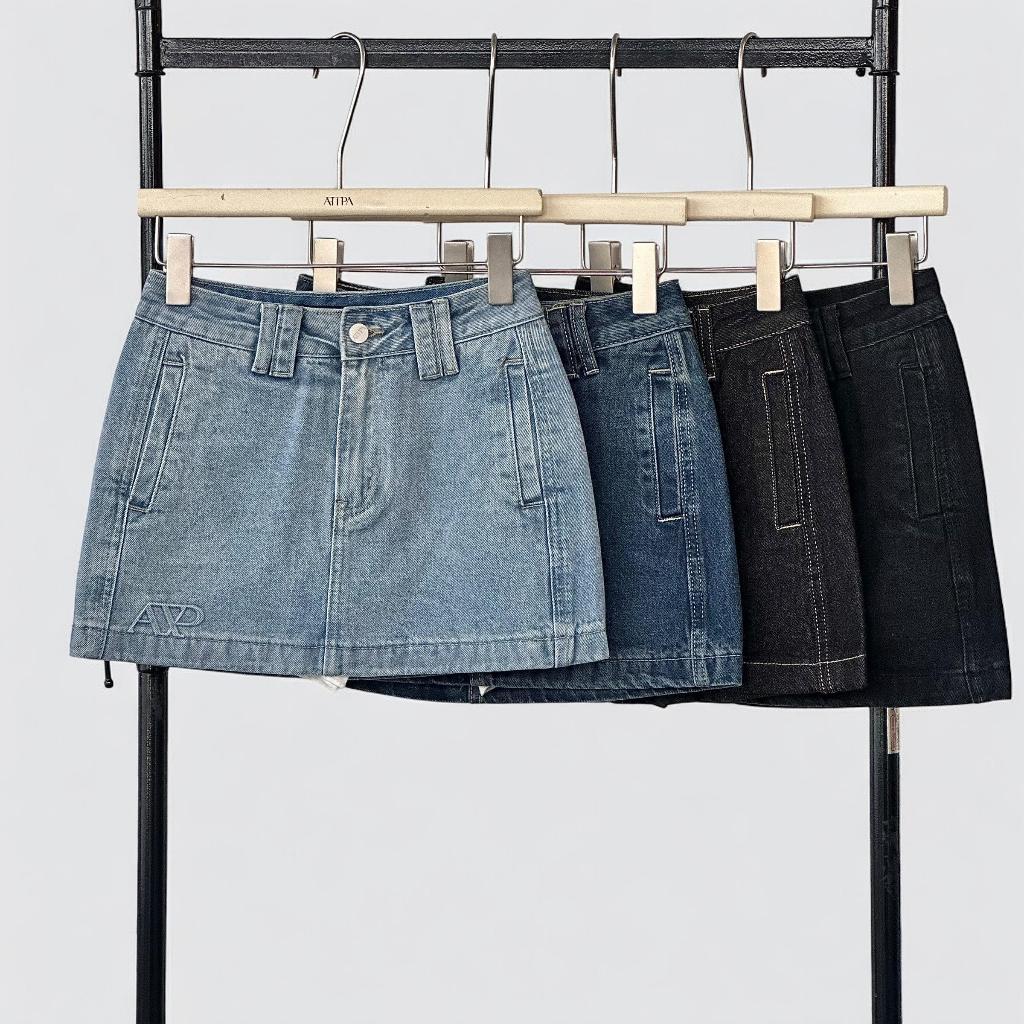 ATIPA - Urban Denim Skirt (#ATP616) | กระโปรงยีนส์สั้น