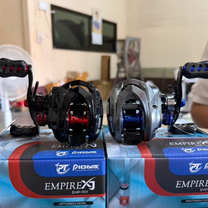 รอกเบท PIONEER EMPIRE XJ (EMP-900/901) มีหมุนซ้าย/ขวา ของแท้ 100% ตีลื่น คุมฟู่ง่าย เบรกคาร์บอน 8kg!