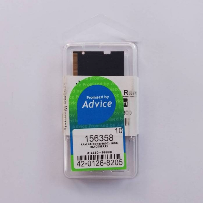 RAM NOTEBOOK BLACKBERRY DDR5 4800MHz 16GB มือสอง มีกล่อง ประกัน L-T