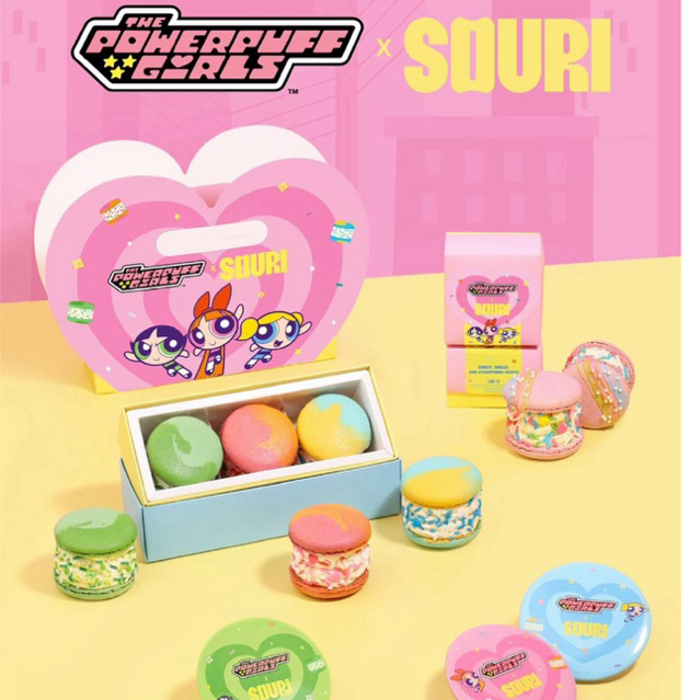 [รับหิ้ว] SOURI x The Power Puff Girls Set Fatcaron มาการองน่ารักมาก (ส่งรถห้องเย็นได้ทุกจังหวัด)