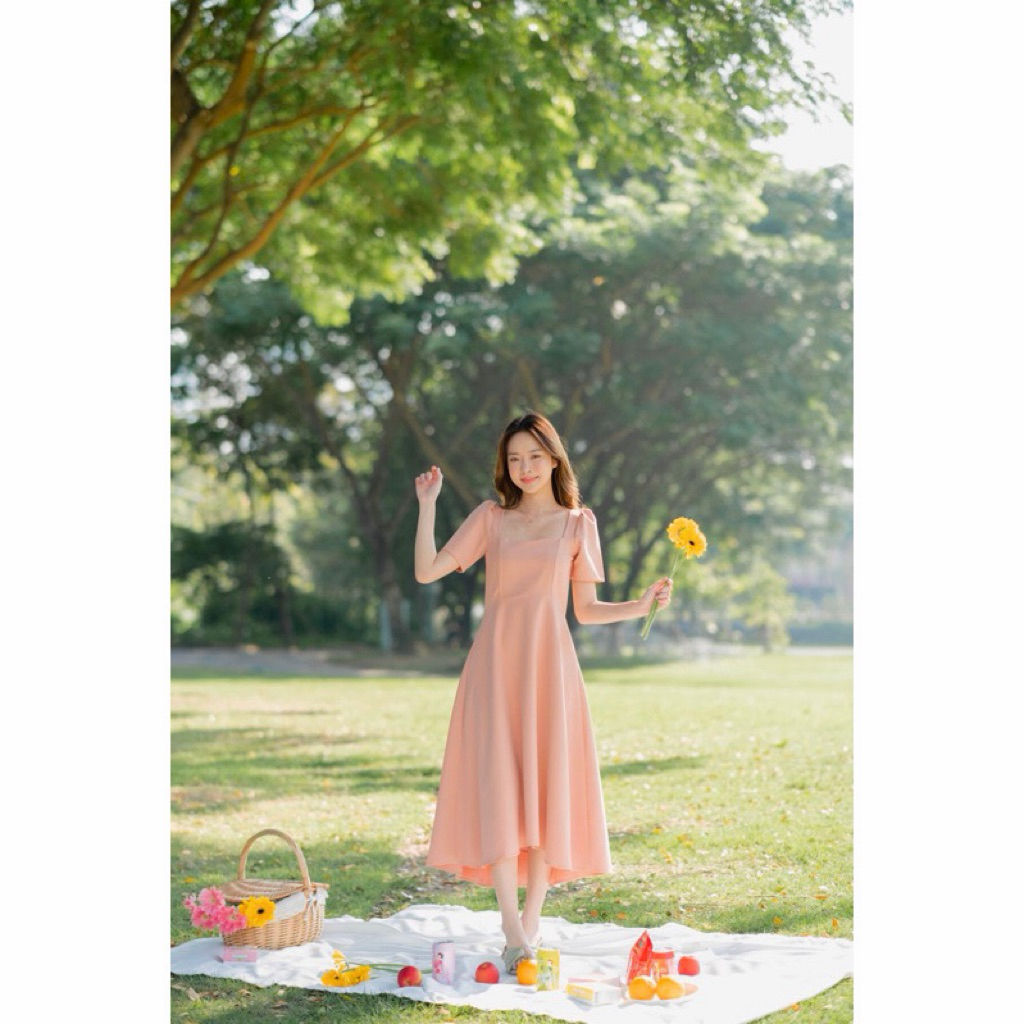 ส่งต่อ📍 IRENE DRESS ไซส์ L สี peach