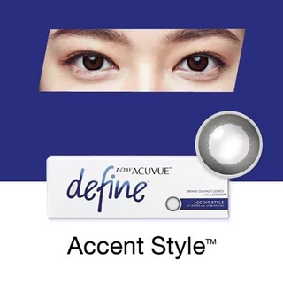 Acuvue : 1-Day Acuvue Define คอนแทคเลนส์สีรายวัน (1 Box : 15 Pairs) (หมดอายุปี 2027)