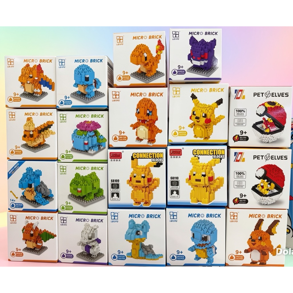 ตัวต่อจิ๋วซีรีส์สัตว์เลี้ยง"pokemon ที่มาในดีไซน์ไข่สุดเก๋! ไม่ว่าจะวางตกแต่งบ้านหรือสะสมให้ครบเซตก็ฟินสุดๆ