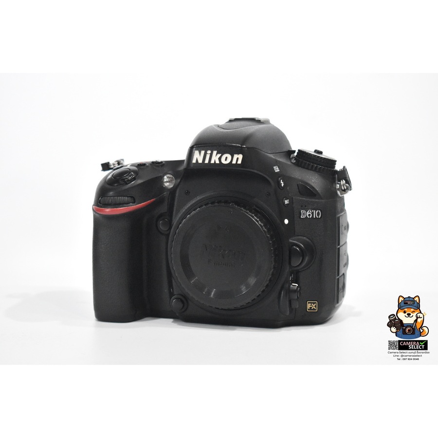 6.6Sale!(มือสอง)📸กล้อง Nikon D610 body สภาพสวย ชัตเตอร์34xxx ทำงานปกติเต็มระบบ ของครบกล่อง อดีตประกั