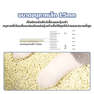 Meowgical × Petcho ✨ทรายแมวเต้าหู้ ออร์แกนิค100% 1.5mm เม็ดเล็ก จับตัวเป็นก้อนไว ดับกลิ่นดี ฝุ่นน้อย ทิ้งชักโครกได้ 10L