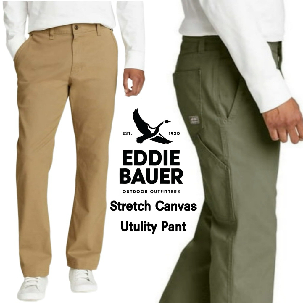 กางเกงขายาว Eddie Bauer Stretch Canvas Utulity Pant