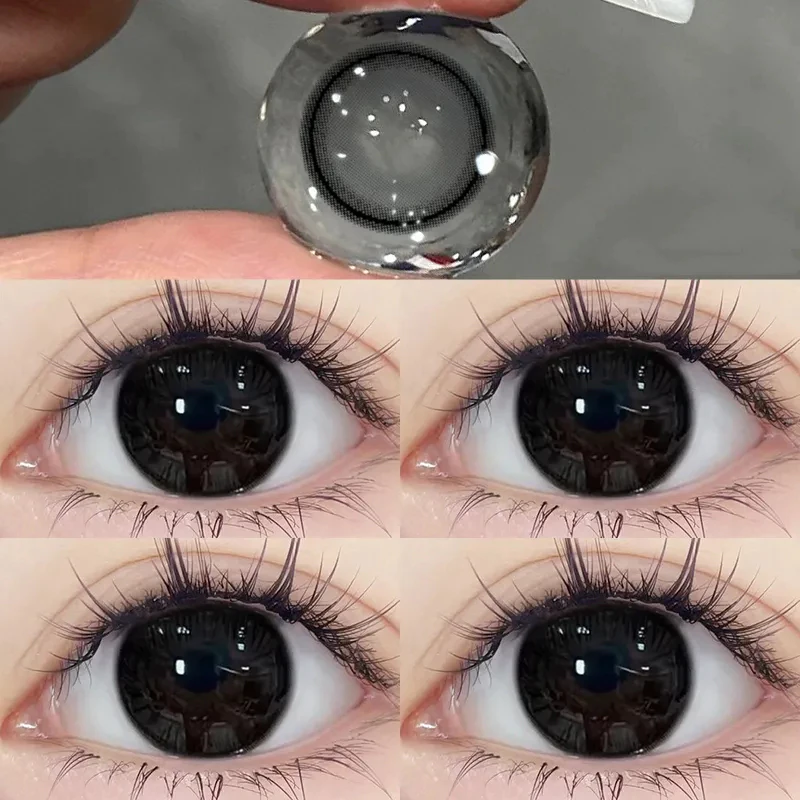 (COD）0.00-3.00คอนแทคเลนส์สี 1 คู่ คอนแทคเลนส์รายเดือน คอนแทคเลนส์ คอนแทคเลนส์รายปี คอนแทคเลนส์รายวัน
