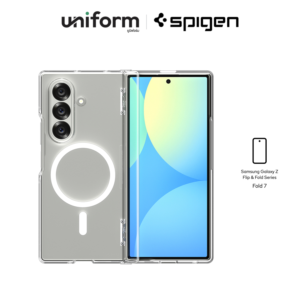 SPIGEN เคสกันกระแทก Ultra Hybrid Pro MagFit ใช้สำหรับ Samsung Galaxy Z Fold 7 - White