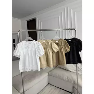 PT386 เสื้อแขนตุ๊กตาแต่งขอบลูกไม้ PROMTHONG