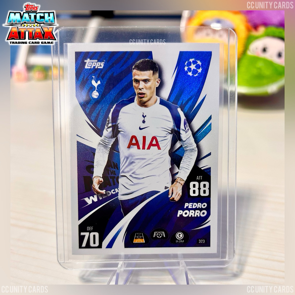 [Topps Match Attax] Pedro Porro การ์ดสะสมฟุตบอล 2025 ของแท้
