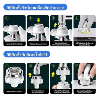 ท่อน้ำเครื่องซักผ้า สายน้ำเข้า สายน้ำดี PVC ยาว 1M/1.5M/2M/3M/5M พร้อมข้อต่อก๊อก ใช้ได้ทุกรุ่น ทุกยี่ห้อ ฝาหน้า ฝาบน