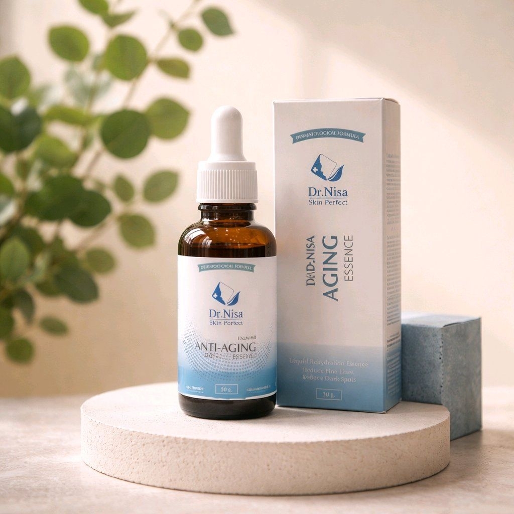 Dr.nisa Anti-Aging Essence(ด็อกเตอร์นิศา แอนตี้เอจจิ้ง เอสเซ้นต์) ขนาด 30g.เซรั่มบำรุงผิวหน้า