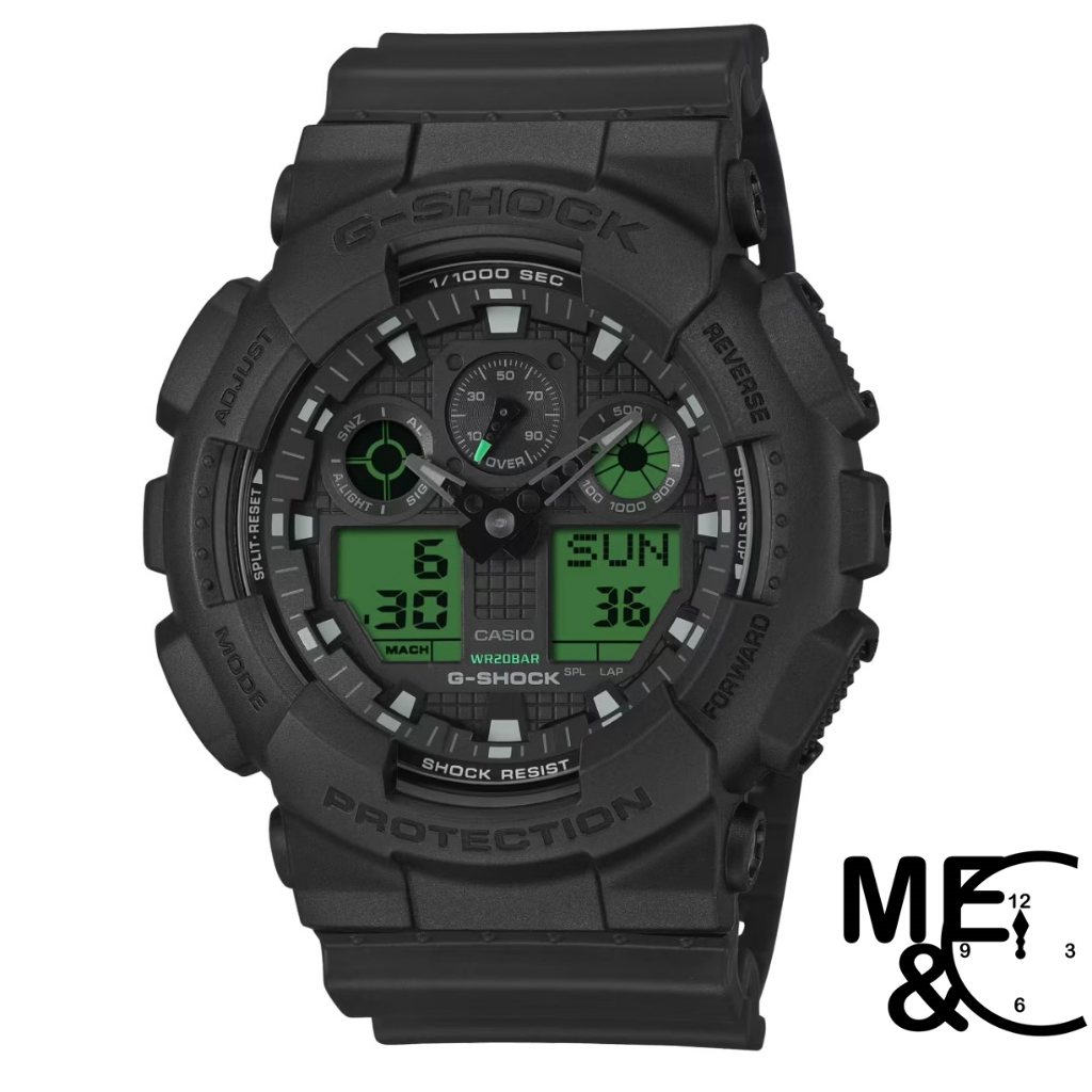CASIO G-SHOCK GA-100BEG-1ADR ของแท้ ประกันศูนย์ CMG