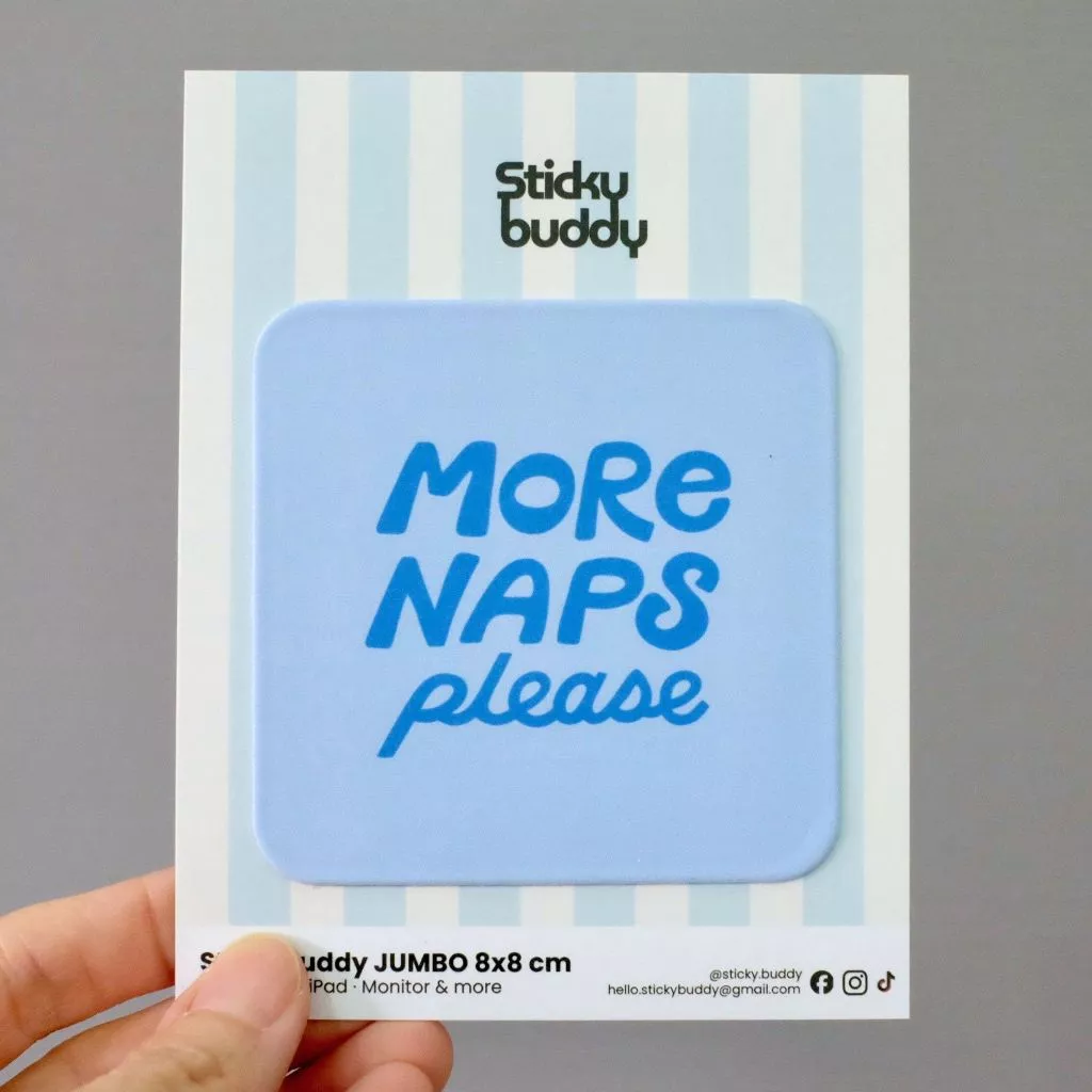 ที่เช็ดหน้าจอแบบติดได้ StickyBuddy ใช้ซ้ำได้ สำหรับมือถือ โน๊ตบุ๊ค Gadget thumbnail 4