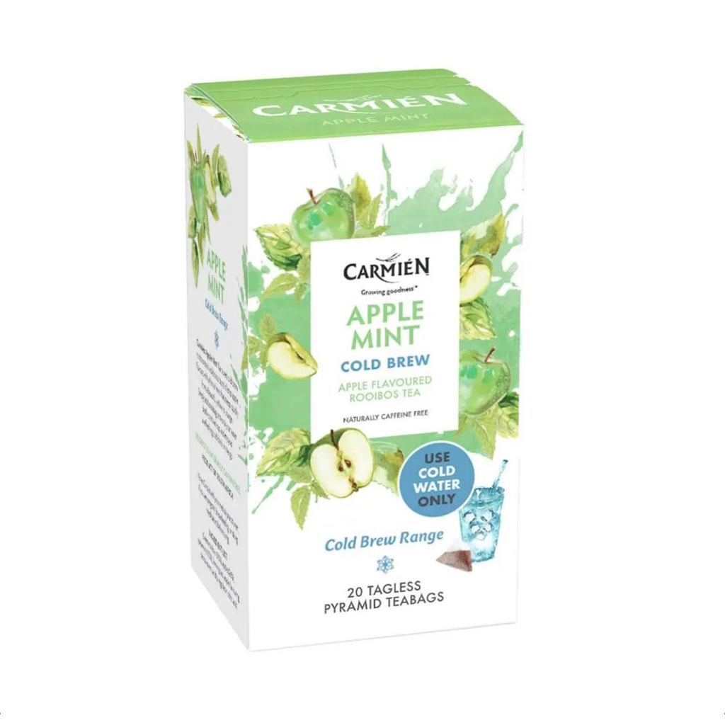 🍏🌿 Carmién Apple Mint Cold Brew Rooibos Tea 🌿🍏