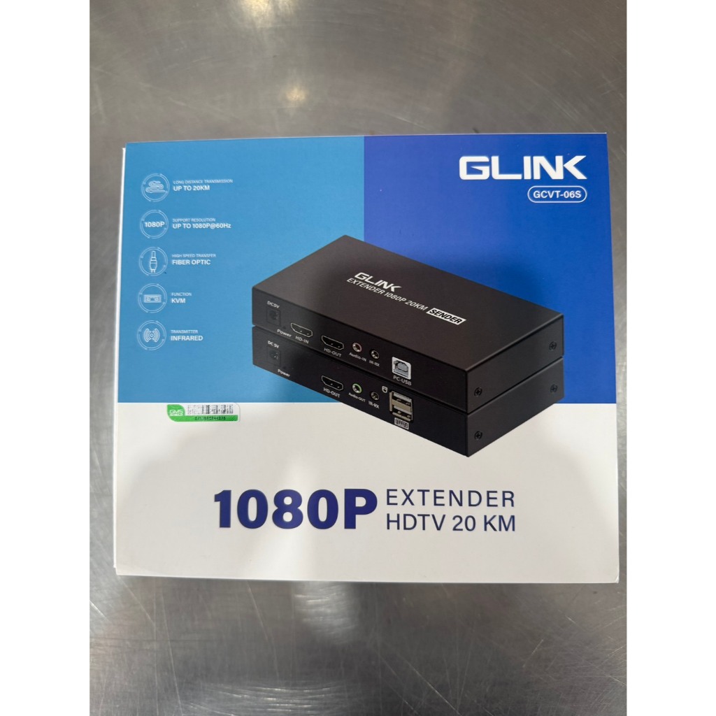 ตัวแปลงสาย Fiber เป็น HDMI Glink GCVT-06S