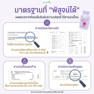 1 ซอง 20 เม็ด - DHA Algae Oil วิตามินเด็ก เสริมพัฒนาการสมอง ระบบประสาท และสมาธิ รสมิกซ์เบอร์รี่ ตรา Growelle